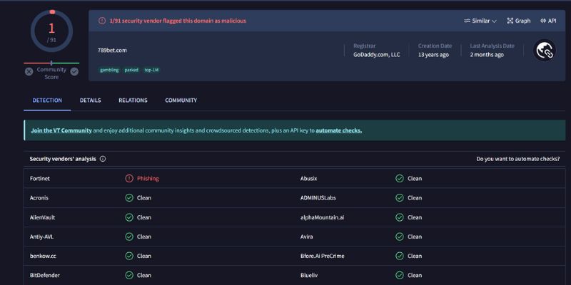 789BET - Thương Hiệu Giải Trí Đẳng Cấp Thuộc Liên Minh OKVIP 5 Bảo mật an toàn, không có virus khi tham gia cá cược
