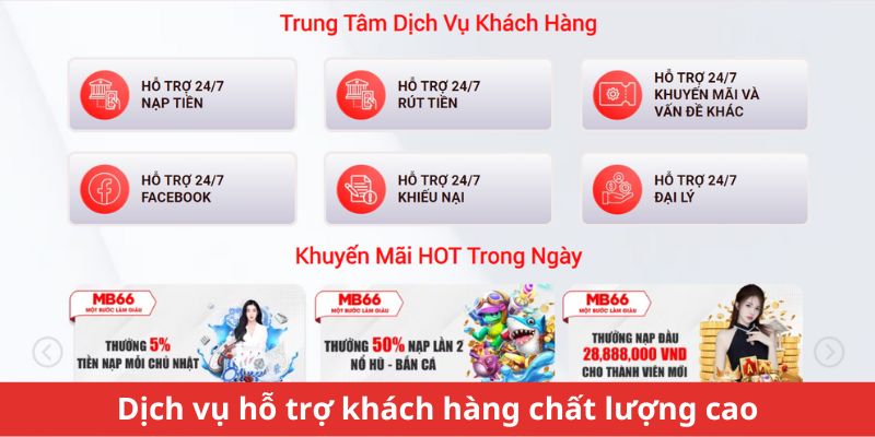 MB66 Kết Hợp Với Liên Minh OKVIP - Cùng Nhau Chinh Phục Thành Công 7 Dịch vụ hỗ trợ trực tuyến đa phương thức