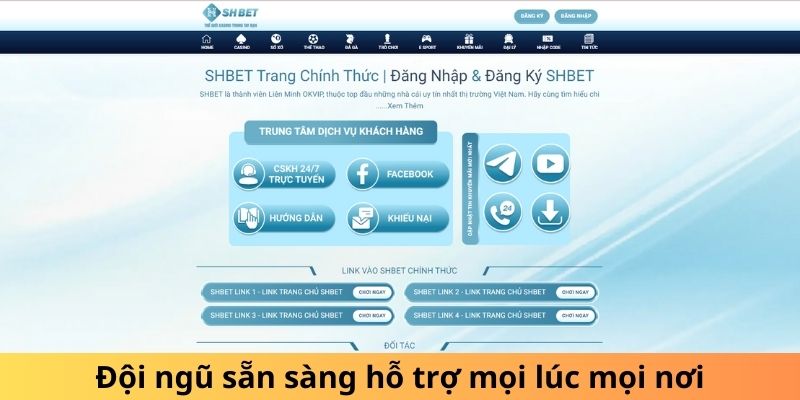SHBet & Liên Minh OKVIP Đồng Hành Thành Công 7 Đội ngũ sẵn sàng hỗ trợ mọi lúc mọi nơi