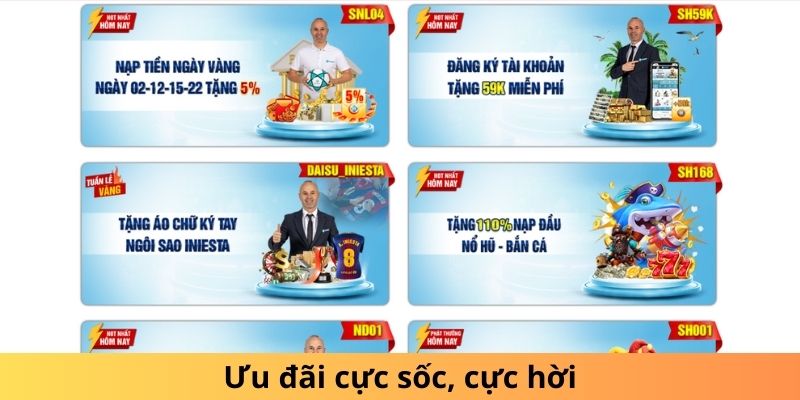 SHBet & Liên Minh OKVIP Đồng Hành Thành Công 5 Ưu đãi cực sốc, cực hời