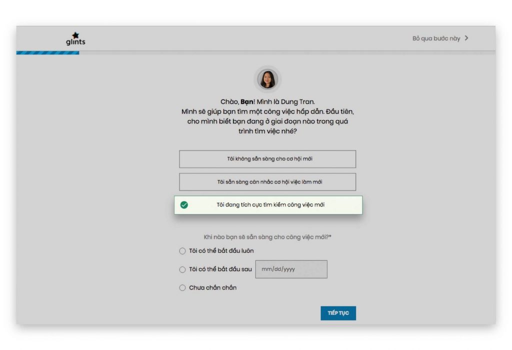 Cách Tạo Hồ Sơ Xin Việc Online tại Glints